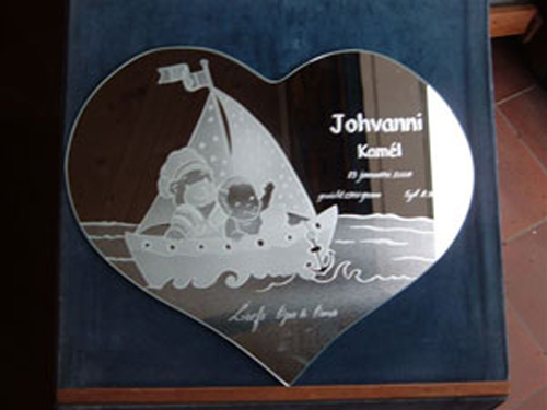 decoratieve spiegels hart